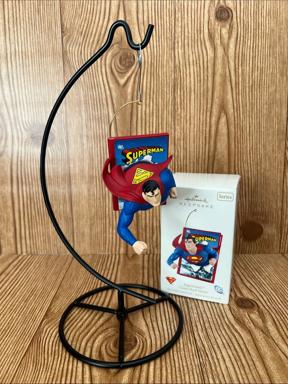 NIB Hallmark Keepsake 2008 Superman Comic Book Hero’s Series Ornament